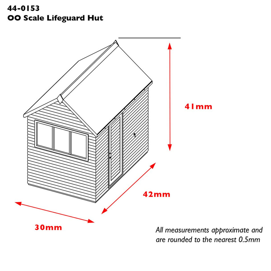 44-0153 Bachmann Scenecraft Lifeguard Hut
