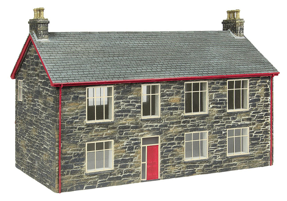 44-0170R Bachmann Scenecraft Harbour Station Main Hall - Red