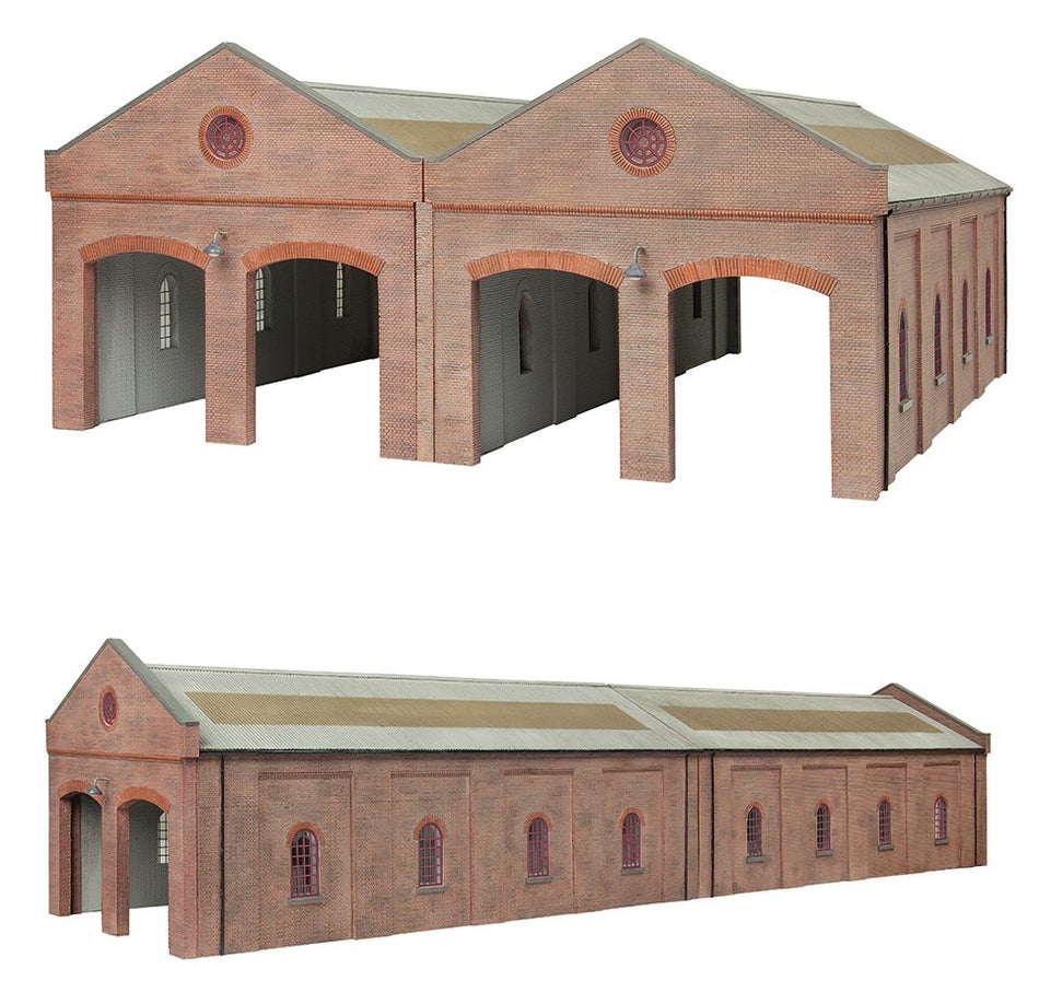 44-0183 Bachmann Scenecraft Electric Train Depot White