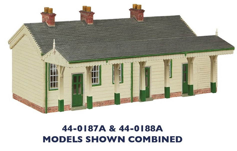 44-0187A Bachmann Scenecraft S&DJR Wooden Station Building