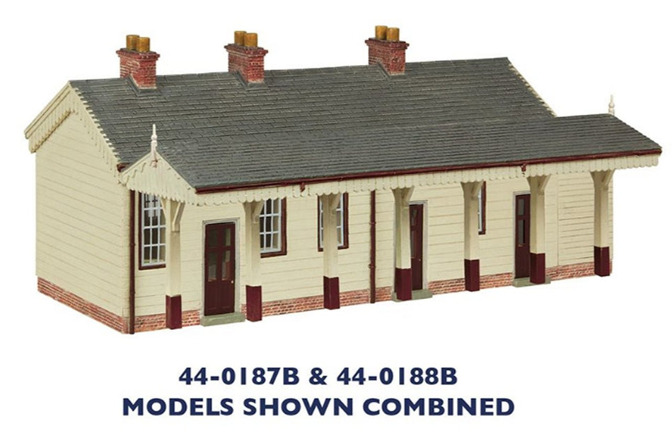44-0187B Bachmann Scenecraft S&DJR Wooden Station Building