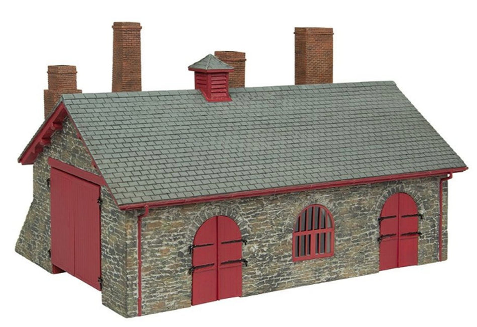 44-0198R Bachmann Scenecraft Blacksmiths and Wagon Workshop