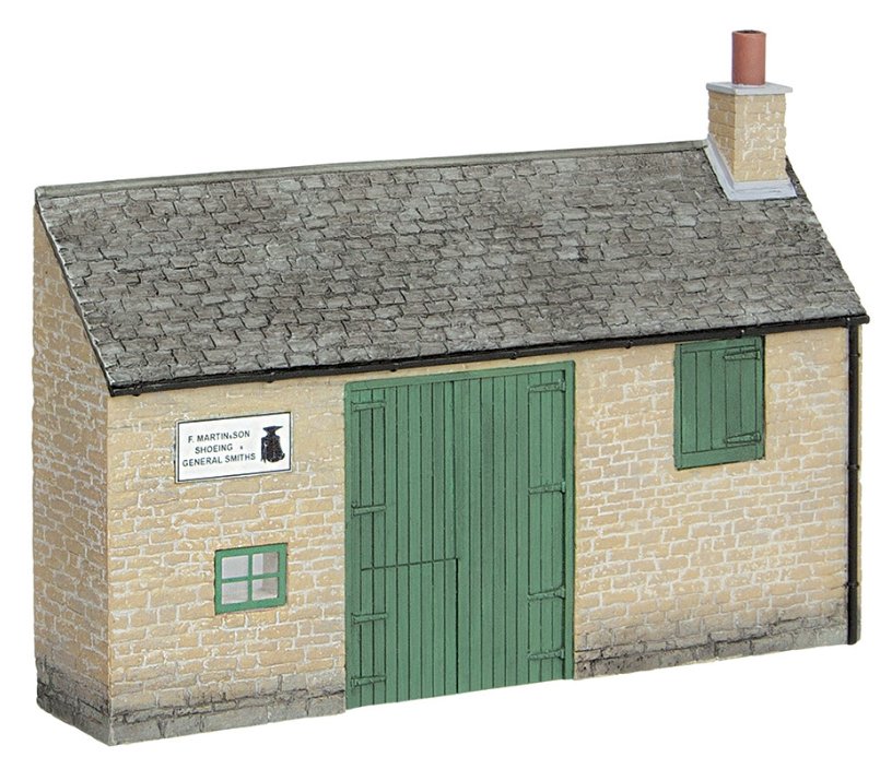 44-0200 Bachmann Scenecraft Low Relief Honey Stone Smithy