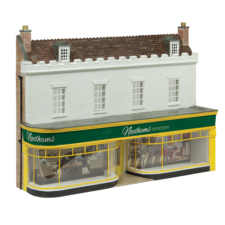 44-0222G Bachmann Scenecraft Low Relief Department Store Green