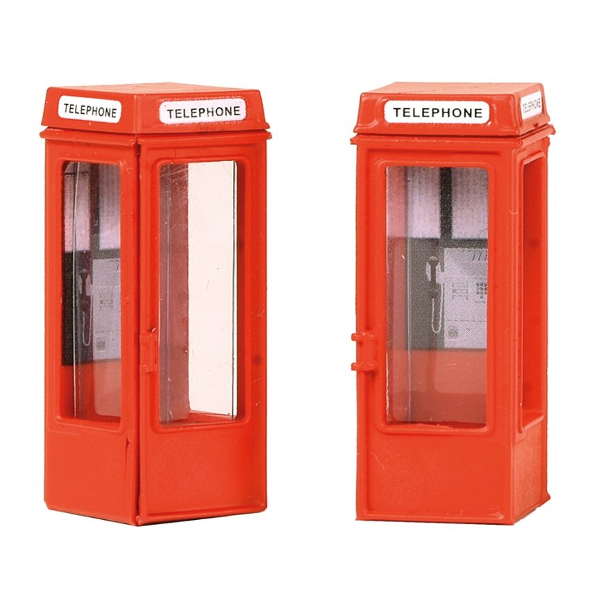44-0503 Bachmann Scenecraft K8 phone boxes (x2)