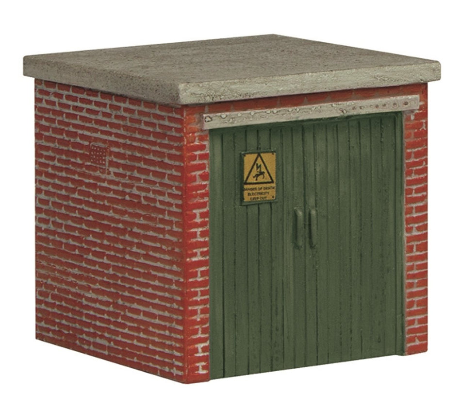 44-0543A Bachmann Scenecraft Small Substation Green