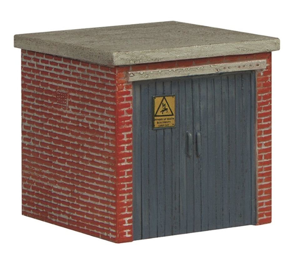 44-0543 Bachmann Scenecraft Small Substation Blue