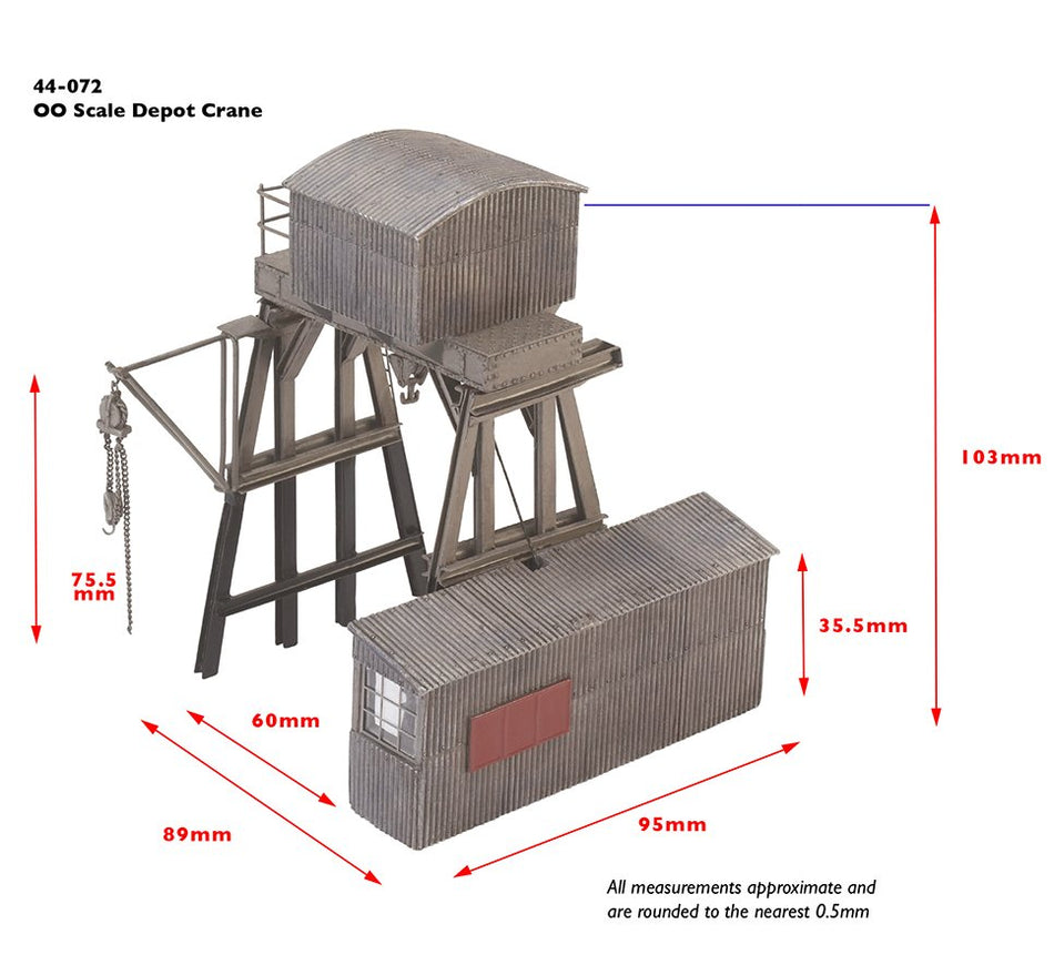44-072 Bachmann Scenecraft Depot Crane