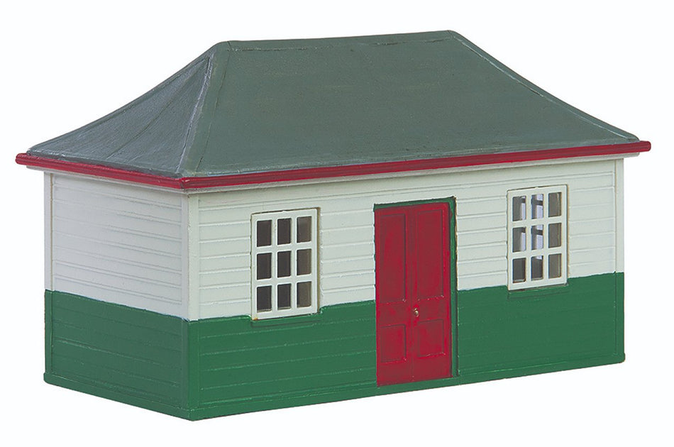 44-1014 Bachmann Scenecraft Wooden Pagoda Shed White & Green