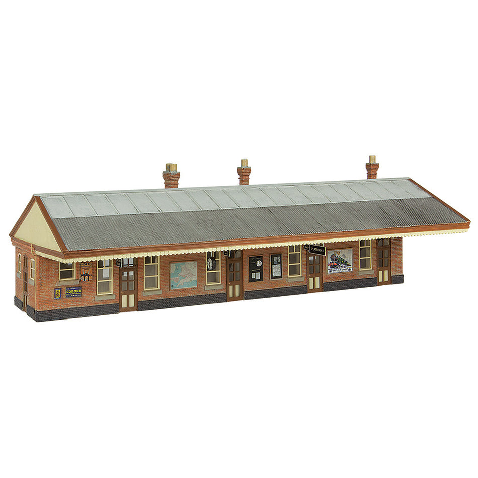 44-1019 Bachmann Scenecraft GWR Standard Station - Choc Cream