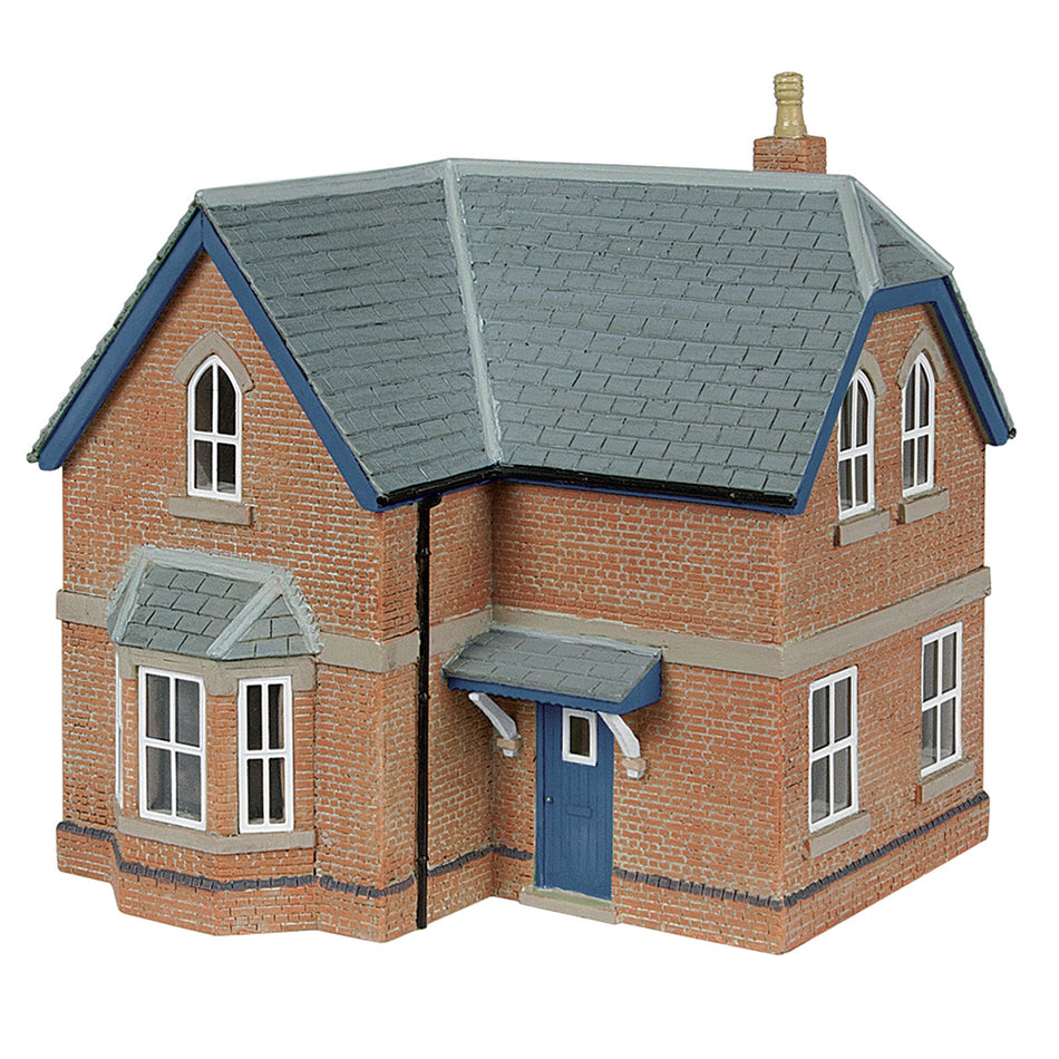 44-1025B Bachmann Scenecraft Railway House - Blue & White