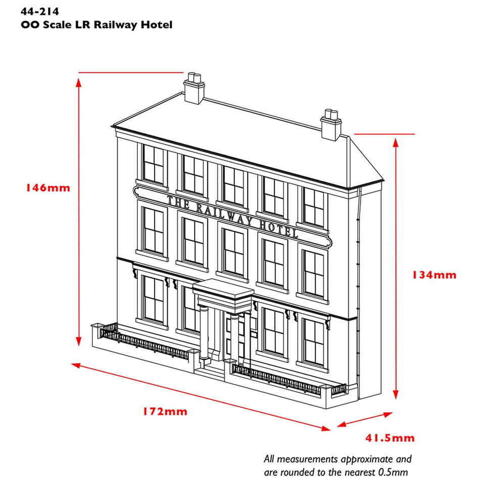44-214 Bachmann Scenecraft Low Relief Railway Hotel