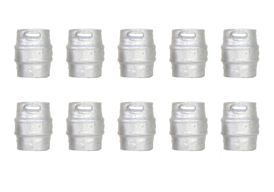 44-520 Bachmann Metal Beer Kegs (x10)