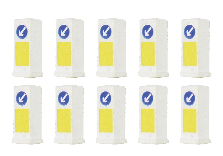 44-529 Bachmann Scenecraft Traffic Island Bollards