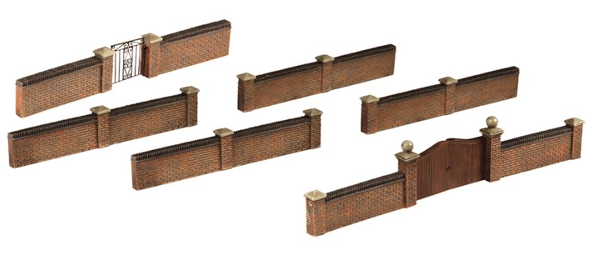 44-541 Bachmann Scenecraft Walls and Gates Various