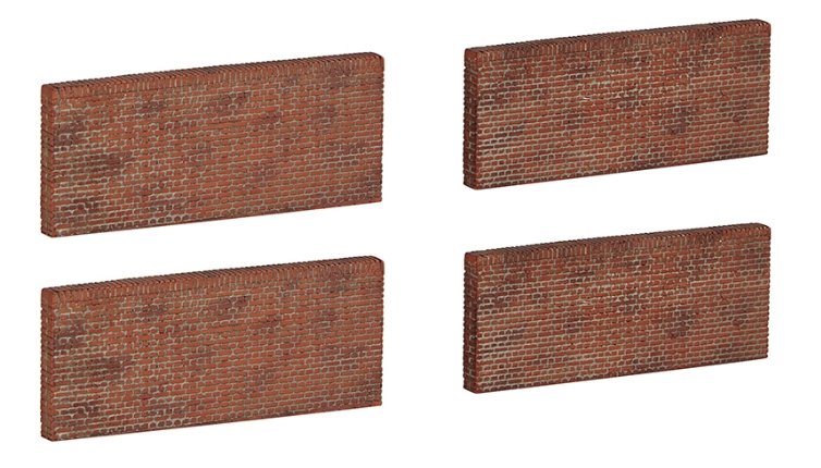 44-565 Bachmann Scenecraft 6ft Victorian Wall Sections