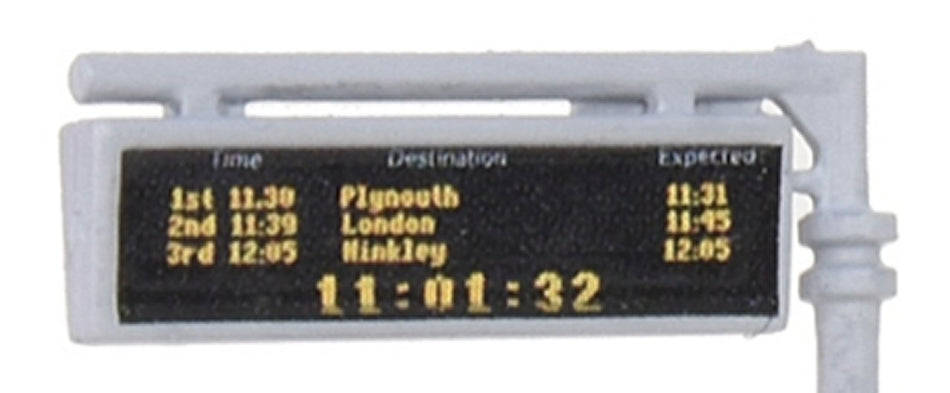 44-578 Bachmann Scenecraft Passenger Information Screen