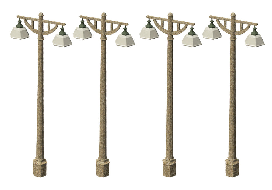 44-594 Bachmann Scenecraft Southern Platform Lamps x 4