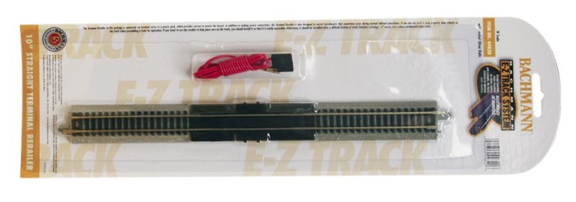 44820 Bachmann Nickel Silver 10in. Straight Term Rerailer W/Wire