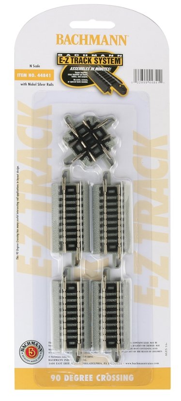 44841 Bachmann Nickel Silver 90 Degree Crossing