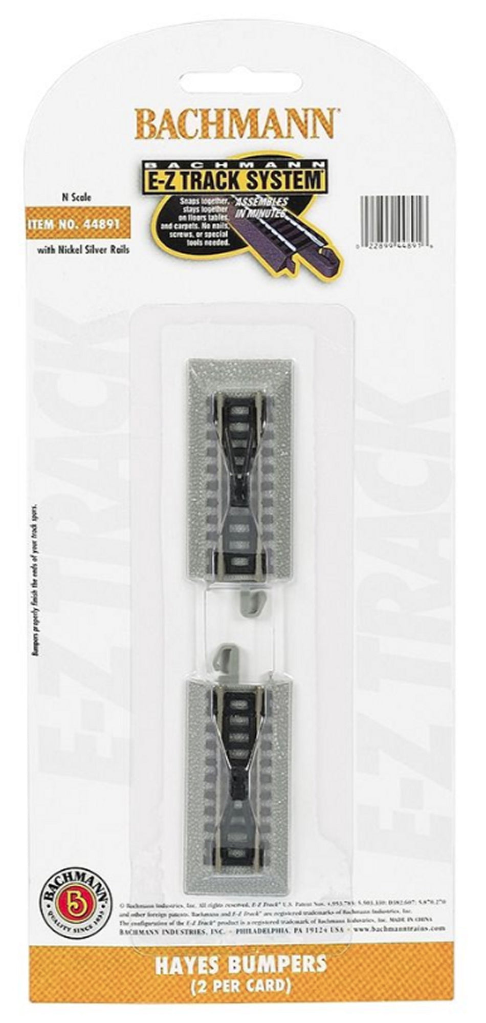44891 Bachmann Hayes Bumper (2Card)