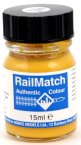 452 # RailMatch 15mls Jar BR Rail Yellow Faded Enamel
