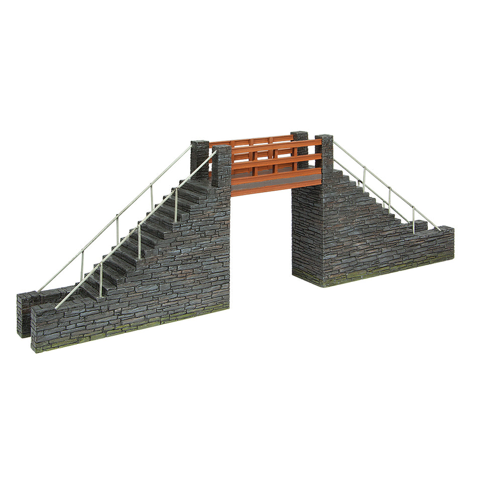 47-0107 Bachmann Narrow Gauge Scenecraft Slate Footbridge