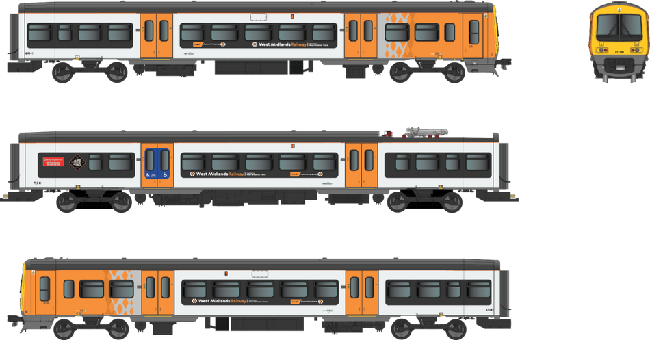 4D-323-005 Dapol Class 323 3 Car EMU - 323241 West Midlands