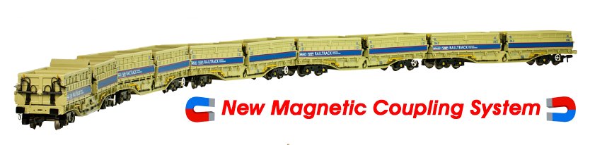 4F-075-001 Dapol MRA Ballast Wagon Railtrack Blue/Grey