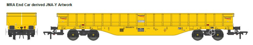 4F-083-005 Dapol JNA-Y Hawk Outer Wagon Network Rail Yellow 8170