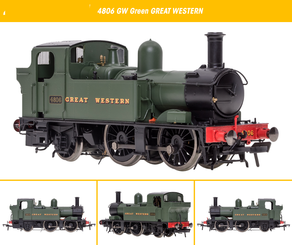 4S-006-001 Dapol 48XX Steam Loco - 4806 - GWR Green