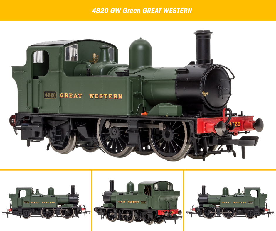 4S-006-002D Dapol 48XX Steam Loco - 4820 - GWR Green