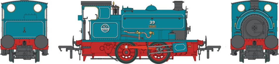 4S-024-010S Dapol HL 0-4-0 'Taw' ICI Roundel Lined Blue