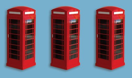 5190 model scene Telephone Boxes