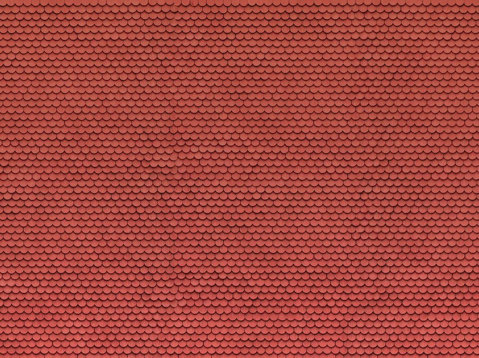 56690 Noch Plain Red Tile 3D Cardboard Sheet 25x12.5cm