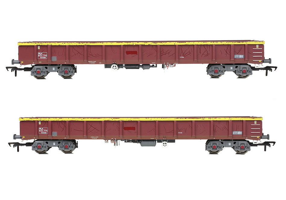 57-004 Bachmann MLA Bogie Open Wagon (Ex-EWS) DB Cargo WEATHERED