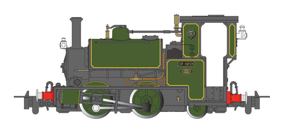 59106 Bachmann Hughes/Falcon 0-4-2ST Steam Loco Sir Haydn Green