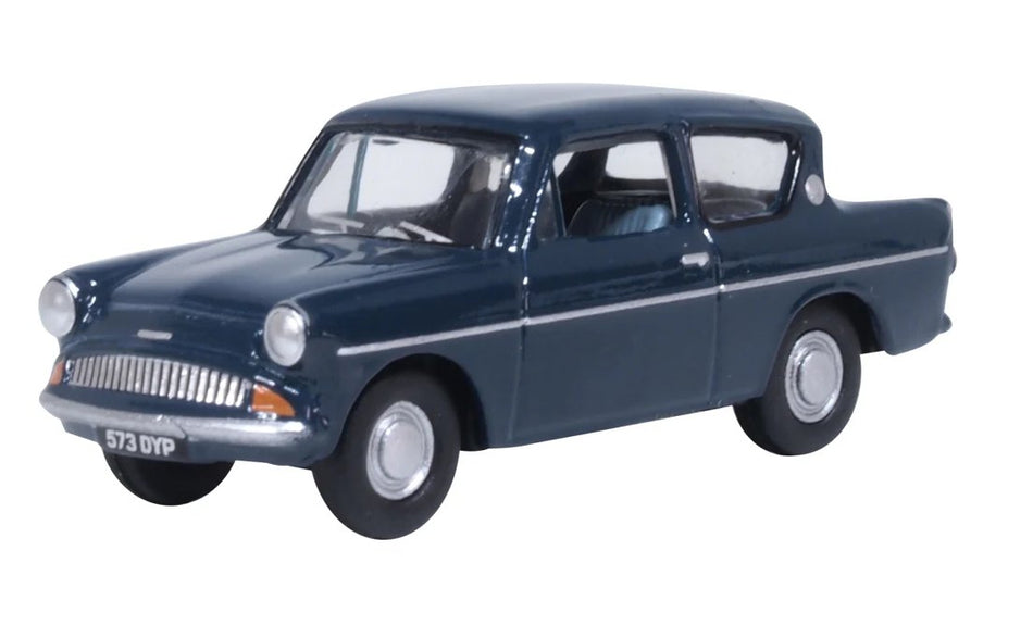 76105011 Oxford Diecast Ford Anglia Ambassador Blue