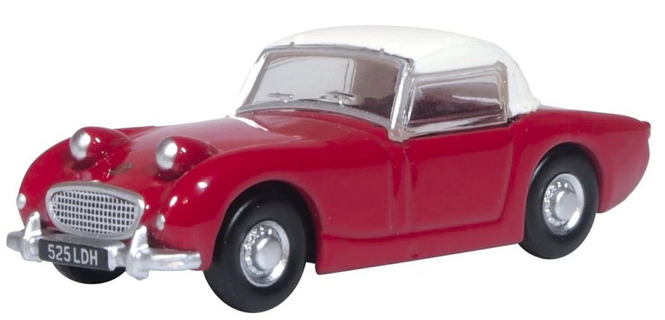 76AHF001 Oxford Diecast Austin Healey Frogeye Sprite Cherry Red