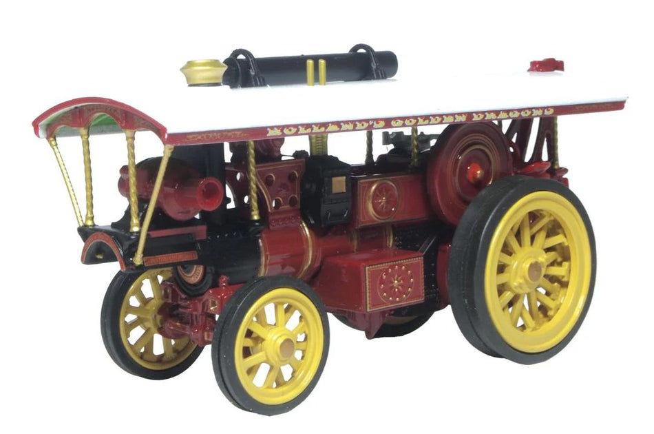 76BUR007 Oxford Diecast Burrell Scenic Showmans Loco Winston Chu