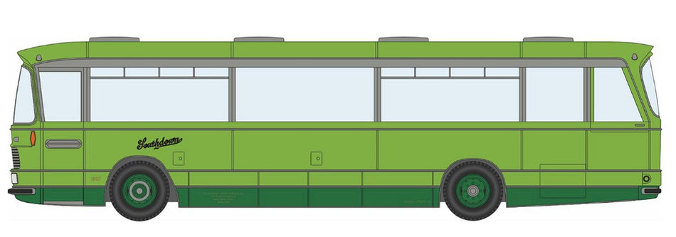 76DCM001 Oxford Diecast Duple Commander IV Southdown