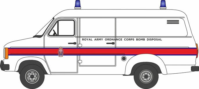 OD76FT2006 Oxford Diecast Ford Transit MK2 RAOC Bomb Disposal