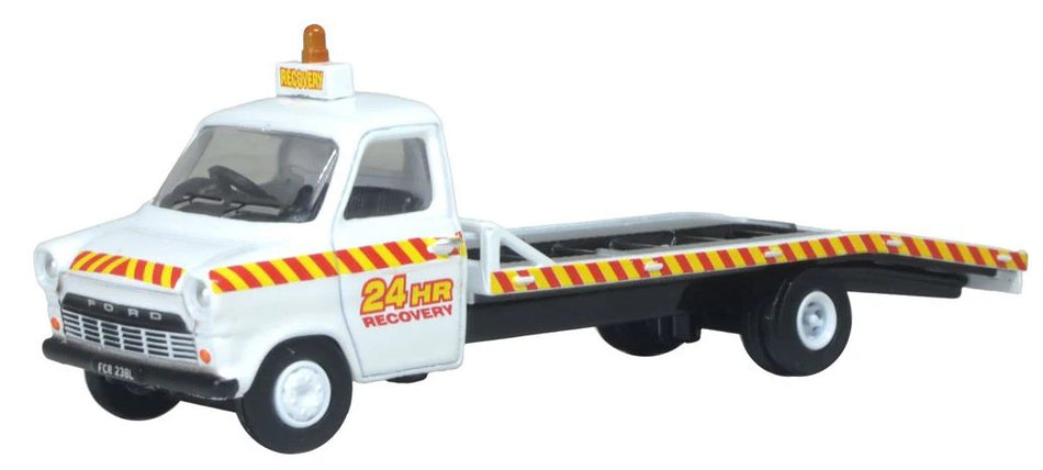 76FTB004 Oxford Diecast Ford Transit Beavertail Recovery 24hr