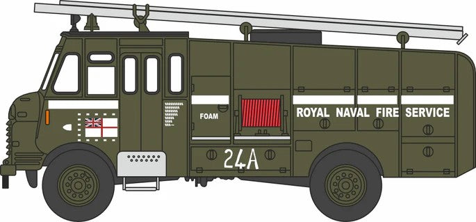 OD76GG010 Oxford Diecast Green Goddess Royal Navy Fire Service S