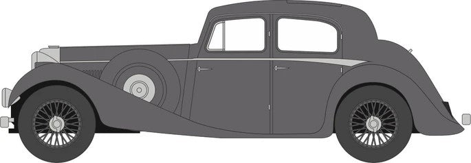 OD76JSS007 Oxford Diecast Jaguar 2.5 Litre SS Gunmetal