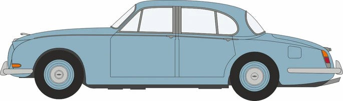 OD76JST001 Oxford Diecast Jaguar S Type Opalescent Silver Blue