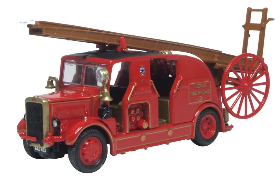 76LC004 Oxford Diecast Leyland Cub FK7 Redcar Fire Brigade