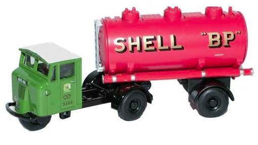76MH012 Oxford Diecast Mechanical Horse Tank Trailer