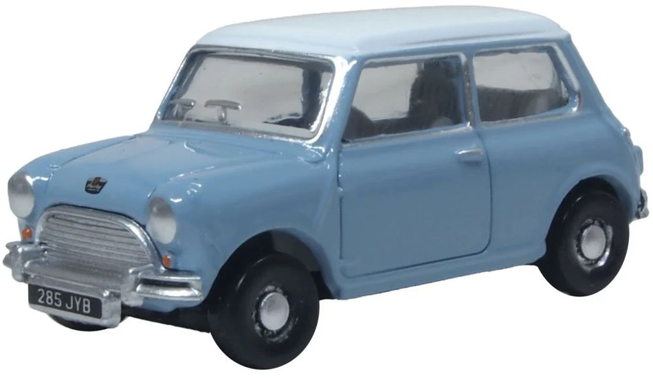 76MN010 Oxford Diecast Austin Mini Speedwell Blue