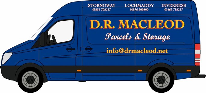 OD76MSV012 Oxford Diecast Mercedes Sprinter Van D R Macleod